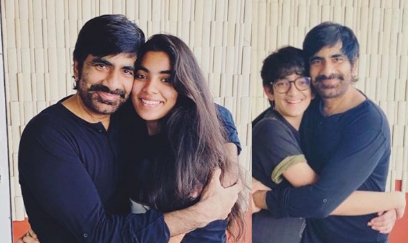 Hero Raviteja Son Daughter