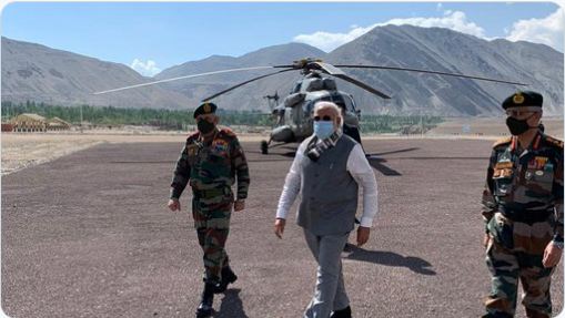 PM MOdi In Galwan Valley